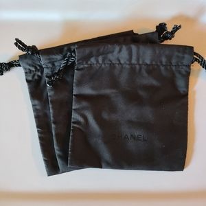 CHANEL Drawstring Bag Pouch Lot of 3